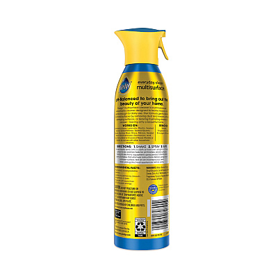 Pledge Multi-Surface Everyday, Rainshower, 9.7 oz Aerosol Spray, 6/Carton (336275)