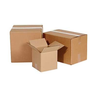 The Packaging Wholesalers Shipping Boxes, Regular Slotted Container (RSC), 12" x 12" x 24", Brown Kraft, 25/Bundle (BS121224)