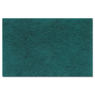 Boardwalk Medium Duty Scour Pad,  6 x 9, Green, 20/Carton (BWK196)