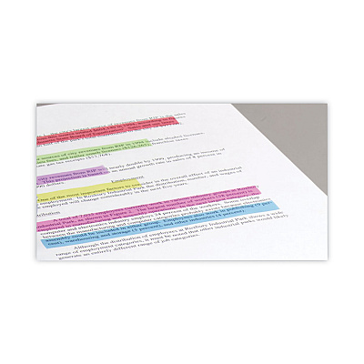 LEE Removable Highlighter Tape, 0.5" x 720", Assorted, 6/Pack (LEE13888)