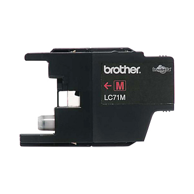 Brother LC71M Innobella Ink, 300 Page-Yield, Magenta
