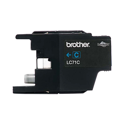 Brother LC71C Innobella Ink, 300 Page-Yield, Cyan