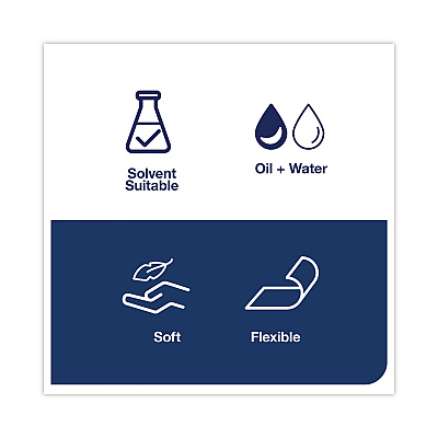 Tork Industrial Cleaning Cloths, 1-Ply, 16.34 x 14, Gray, 210 Wipes/Box (TRK520374)
