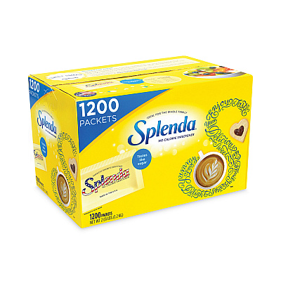 Splenda No Calorie Sweetener Packets, 1 g, 1,200/Carton (GRR22000459)