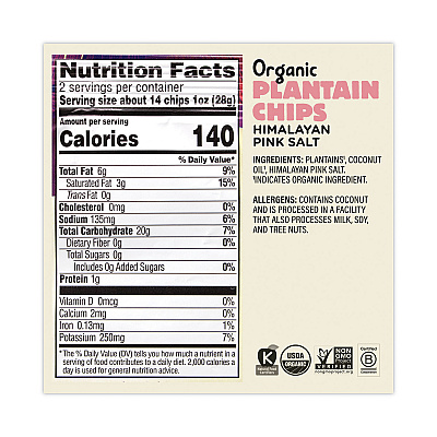 Barnana Plantain Chip Variety Pack, 2 oz Bag, 12/Pack (GRR60000227)