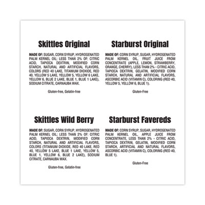 Skittles and Starburst Fun Size Variety Pack, 6 lb 8.4 oz Bag (GRR22000768)