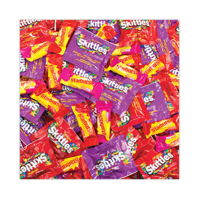 Skittles and Starburst Fun Size Variety Pack, 6 lb 8.4 oz Bag (GRR22000768)