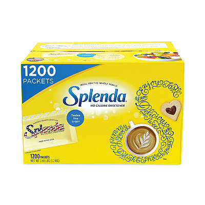 Splenda No Calorie Sweetener Packets, 1 g, 1,200/Carton (GRR22000459)