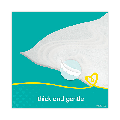 Pampers Sensitive Baby Wipes, 1-Ply, 6.8 x 7, Unscented, White, 56/Pack, 8 Packs/Carton (PGC87076)
