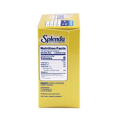 Splenda No Calorie Sweetener Packets, 100/Box (JOJ200022)