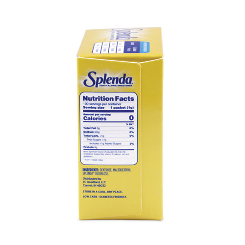 Splenda No Calorie Sweetener Packets, 0.035 oz Packets, 1200 Carton (200022CT)