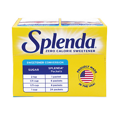 Splenda No Calorie Sweetener Packets, 0.035 oz Packets, 400/Box, 6 Boxes/Carton (JOJ200411CT)