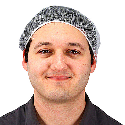 21 In. Heavyweight Polyester Hairnet White, Case Of 1000 (MC-21-1000/W)