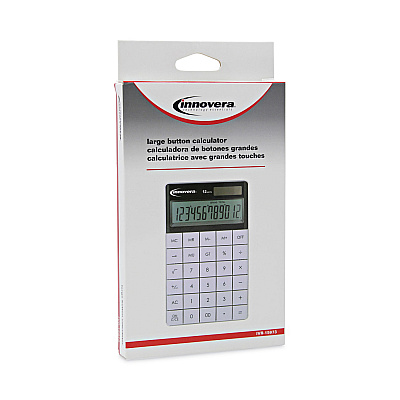Innovera 15973 Large Button Calculator, 12-Digit LCD