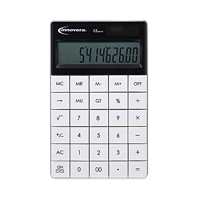 Innovera 15973 Large Button Calculator, 12-Digit LCD