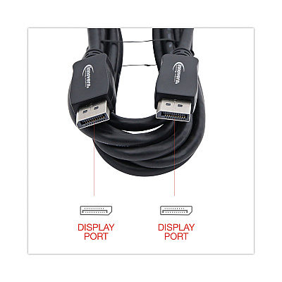 Innovera DisplayPort Cable, 10 ft, Black (IVR30032)