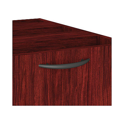 Alera Valencia Series Full Pedestal File, Left/Right, 3-Drawers: Box/Box/File, Legal/Letter, Mahogany, 15.63" x 20.5" x 28.5" (ALEVA532822MY)