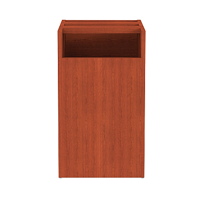 Alera Valencia Series Full Pedestal File, Left/Right, 2 Legal/Letter-Size File Drawers, Medium Cherry, 15.63" x 20.5" x 28.5" (ALEVA542822MC)