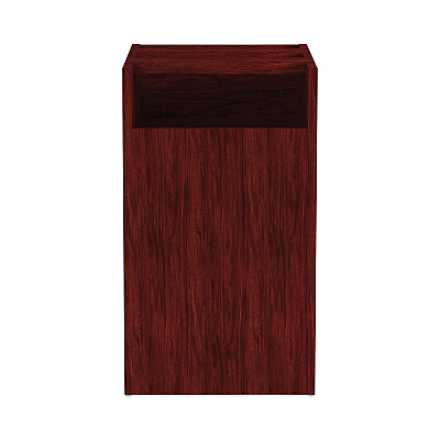Alera Valencia Series Full Pedestal File, Left or Right, 2 Legal/Letter-Size File Drawers, Mahogany, 15.63" x 20.5" x 28.5" (ALEVA542822MY)