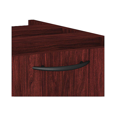 Alera Valencia Series Hanging Pedestal File, Left/Right, 2-Drawers: Box/File, Legal/Letter, Mahogany, 15.63" x 20.5" x 19.25" (ALEVA552222MY)