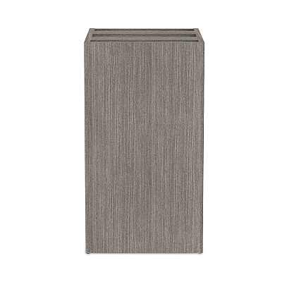 Alera Valencia Series Full Pedestal File, Left/Right, 3-Drawers: Box/Box/File, Legal/Letter, Gray, 15.63" x 20.5" x 28.5" (ALEVA532822GY)