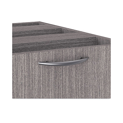 Alera Valencia Series Full Pedestal File, Left/Right, 3-Drawers: Box/Box/File, Legal/Letter, Gray, 15.63" x 20.5" x 28.5" (ALEVA532822GY)