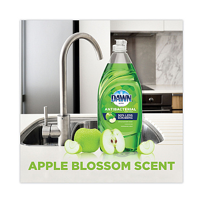 Dawn Ultra Antibacterial Dishwashing Liquid, Apple Blossom Scent, 38 oz Bottle (PGC01134EA)