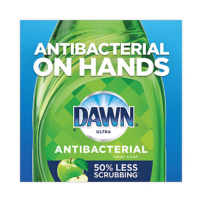 Dawn Ultra Antibacterial Dishwashing Liquid, Apple Blossom Scent, 38 oz Bottle (PGC01134EA)