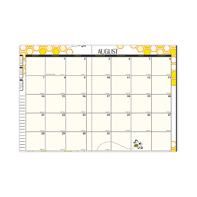 House of Doolittle Recycled Academic Honeycomb Planner, Honeycomb Artwork, 10 x 7, Multicolor Cover, 12-Month (Aug to July): 2025 to 2026 (266502)