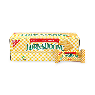 Nabisco Lorna Doone Shortbread Cookies, 1 oz Packet, 120 Packets/Box, 4 Boxes/Carton (GRR30400097)
