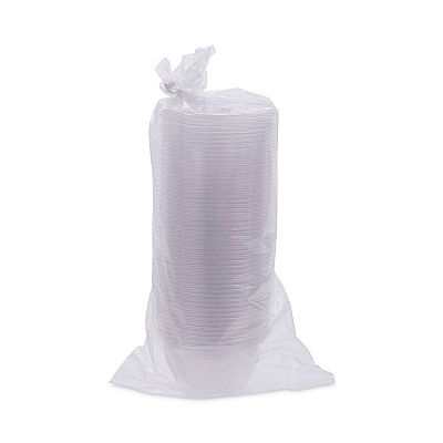 Eco-Products Renewable and Compostable Containers, 18 oz, 5.5" Diameter x 2.3"h, Clear, Plastic, 150/Carton (ECOEPSB18)