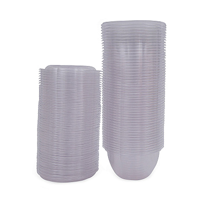 Eco-Products Renewable and Compostable Containers, 18 oz, 5.5" Diameter x 2.3"h, Clear, Plastic, 150/Carton (ECOEPSB18)