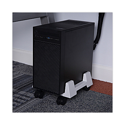 Innovera Mobile CPU Stand, 8.75w x 10d x 5h, Light Gray (IVR54001)