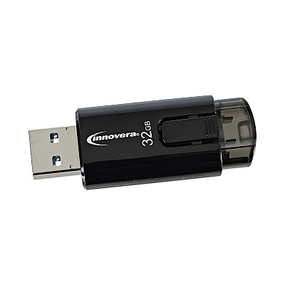 Innovera USB 3.0 Flash Drive, 32 GB, 3/Pack (IVR82332)
