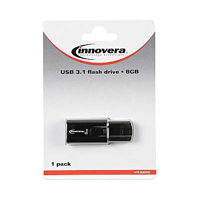 Innovera USB 3.0 Flash Drive, 8 GB (IVR82008)