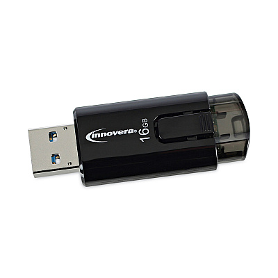 Innovera USB 3.0 Flash Drive, 16 GB, 3/Pack (IVR82316)