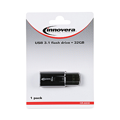 Innovera USB 3.0 Flash Drive, 32 GB (IVR82032)