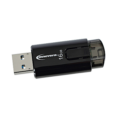 Innovera USB 3.0 Flash Drive, 16 GB (IVR82016)