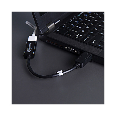 Innovera DisplayPort-HDMI Adapter, 0.65 ft, Black (IVR30042)