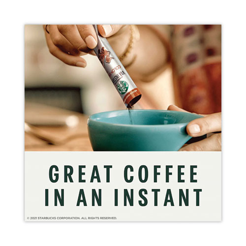 Starbucks VIA Ready Brew Coffee, 0.11 oz, Columbia, 200/Carton (11008131CT)