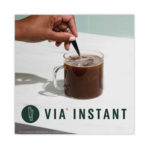 Starbucks VIA Ready Brew Coffee, 0.11 oz, Italian Roast, 200/Carton (11008130CT)