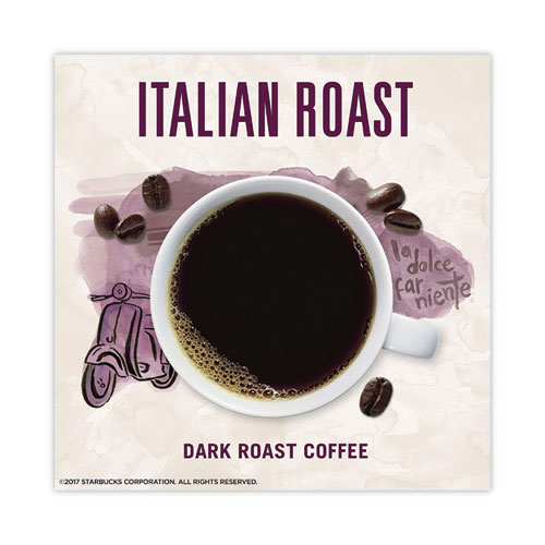 Starbucks VIA Ready Brew Coffee, 0.11 oz, Italian Roast, 200/Carton (11008130CT)