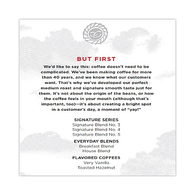 Seattle's Best Port Side Blend Whole Bean Coffee, Medium Roast, 12 oz Bag, 6/Carton (SBK11008570CT)