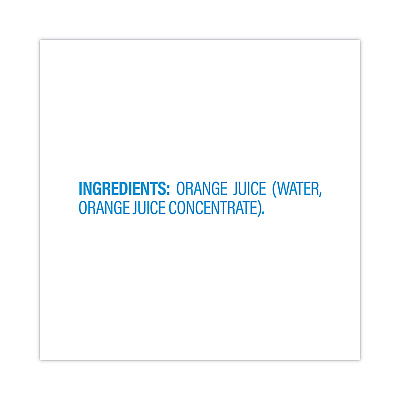 Ocean Spray 100% Juice, Orange, 4 oz Cup, 48/Box (GRR30700001)