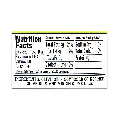 Bertolli Extra Light Tasting Olive Oil, 2 L Bottle (GRR22000804)