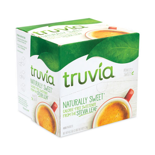 Truvia Natural Sugar Substitute, 1 g Packet, 400 Packets/Box, Delivered in 1-4 Business Days (22000439)