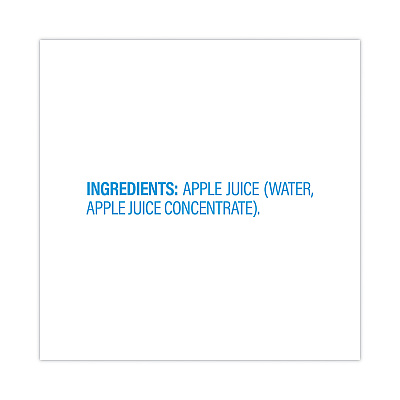 Ocean Spray 100% Juice, Apple, 4 oz Cup, 48/Box (GRR30700002)