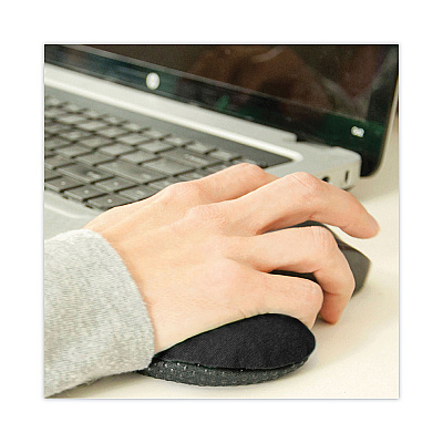 IMAK Ergo Le Petit Mouse Wrist Cushion, 4.25 x 2.5, Black (IMAA20212)