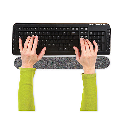 IMAK Ergo Keyboard Wrist Cushion, 10 x 6, Gray (IMAA10161)