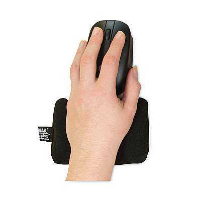 IMAK Ergo Mouse Wrist Cushion, 5.75 x 3.75, Black (IMAA10165)